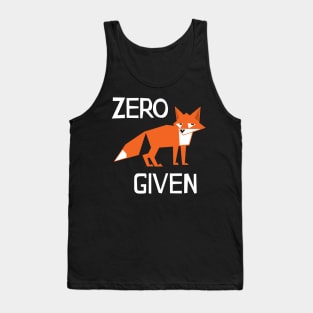 Zero Fox Given Tank Top